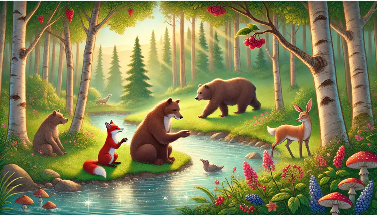 The Fox and His Friends